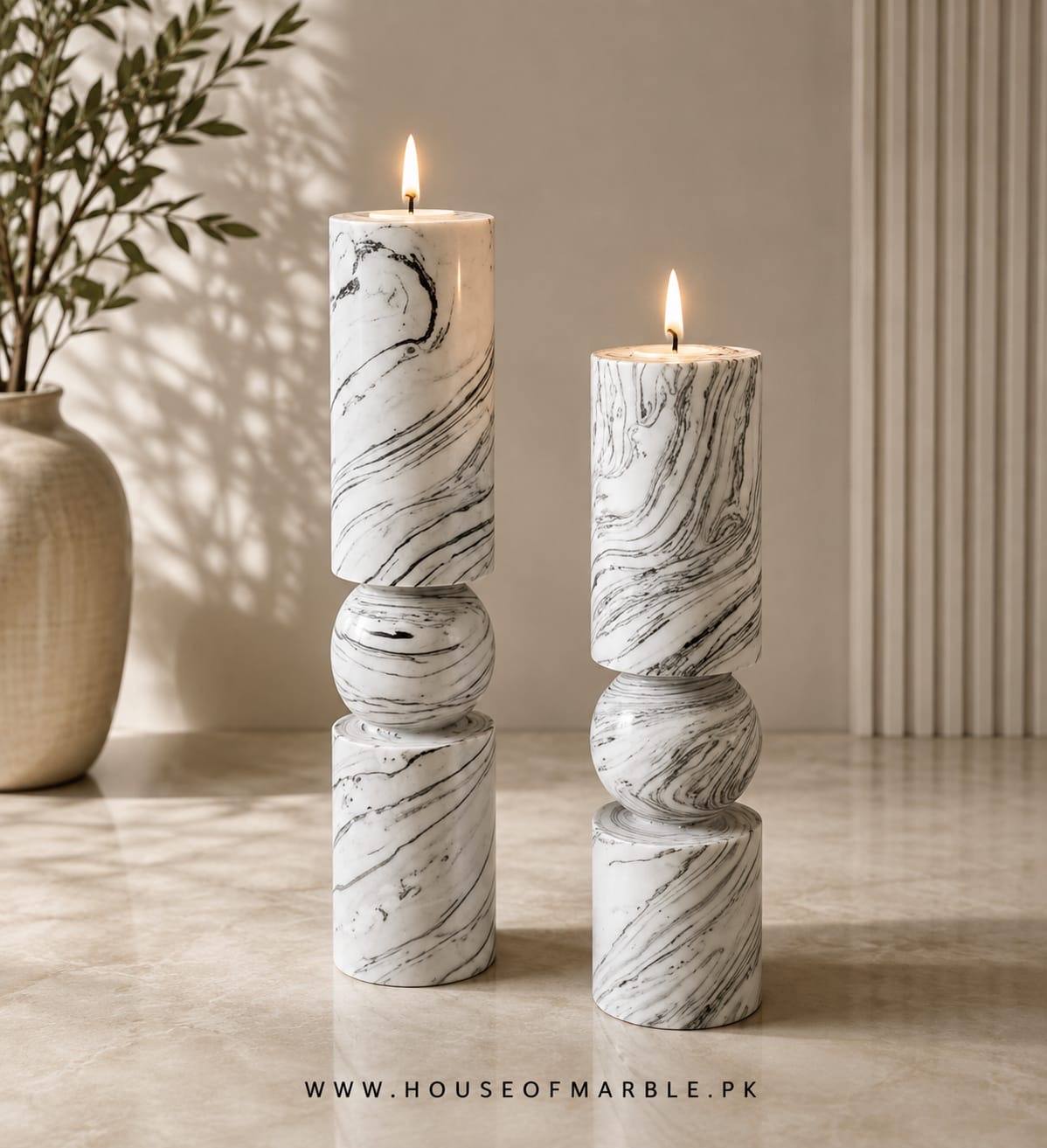 Bianco Pillar Holders